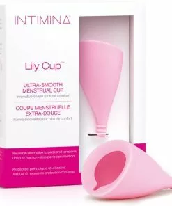 Hete verkoop ⭐ Intimina - Lily Cup Maat A - Dunne Menstruatiecup, Vrouwelijke Cup, Tot 8 Uur Te Gebruiken ✔️