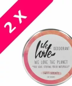Beste deal ✨ We Love The Planet Deodorant - Sweet Serenity - Natuurlijk - 2 Stuks - 2 X 48g ????