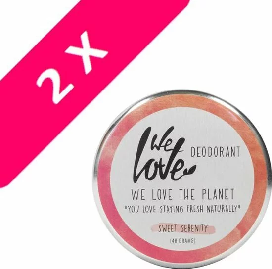 Beste deal ✨ We Love The Planet Deodorant - Sweet Serenity - Natuurlijk - 2 Stuks - 2 X 48g ???? 1 Beste deal ✨ We Love The Planet Deodorant - Sweet Serenity - Natuurlijk - 2 Stuks - 2 X 48g ????