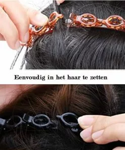 Uitgang ✨ VinkToys Diadeem - Diadeem Met Clips - Diadeem Met Haarspeld - Schoen Kado Meisje - Schoenkado Meisje - Haar Accessoires - Zwart ???? -Jean Paul Gaultier Shop 550x547 2
