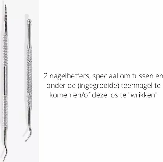 Top 10 ???? Wanties Ingegroeide Teennagel Complete 5-in 1 Set | Gereedschap Om Ingegroeide Nagels Te Verhelpen + Nageltang Nagelknipper | Nagellifter / Corrector Pleister | Kalknagel Kalknagels Nagellifter Lifter Pedicure | Nagelbeugel Nagelbeugeltjes ???? 5 Top 10 ???? Wanties Ingegroeide Teennagel Complete 5-in 1 Set | Gereedschap Om Ingegroeide Nagels Te Verhelpen + Nageltang Nagelknipper | Nagellifter / Corrector Pleister | Kalknagel Kalknagels Nagellifter Lifter Pedicure | Nagelbeugel Nagelbeugeltjes ???? - Afbeelding 5