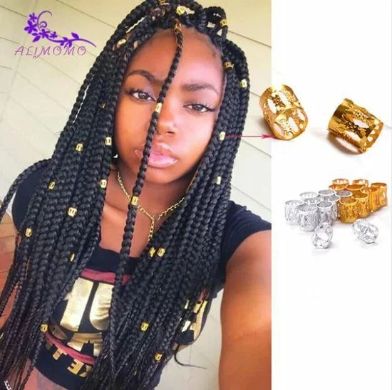Begroting ???? Ardran & Tookar Beads For Braids - Kralen Voor Braids - Dreadlock Haar Ringen - Extension Kralen - Rasta Haar Bedels - Manchet Clip - Vlecht Haarringen - Haarbedels - 25 Stuks Goud ⭐ 8 Begroting ???? Ardran & Tookar Beads For Braids - Kralen Voor Braids - Dreadlock Haar Ringen - Extension Kralen - Rasta Haar Bedels - Manchet Clip - Vlecht Haarringen - Haarbedels - 25 Stuks Goud ⭐ - Afbeelding 8