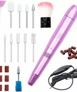 Aanbiedingen ???? Merkloos La Liva Elektrische Nagelvijl - Nagelfrees - Inclusief Extra Schuurrolletjes Keramisch Bitje En Nagelborstel - Manicure Set - Gellak ????