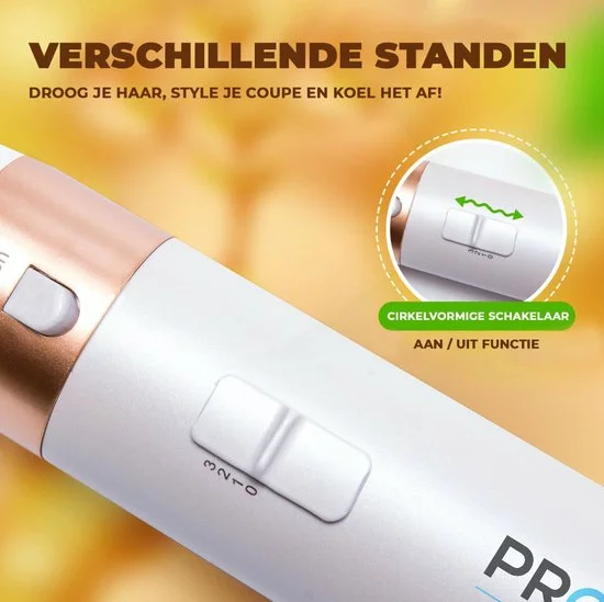Beste Pirce ✨ ProductPlanet Premium Airwrap 5 In 1 Set - Trendy Airstyler - Stijlborstel - Multistyler Airwrap - Krultang Met Opzetstukken - Haardroger Met Borstel - Krulborstel - Haarborstel - Goud ⌛ 8 Beste Pirce ✨ ProductPlanet Premium Airwrap 5 In 1 Set - Trendy Airstyler - Stijlborstel - Multistyler Airwrap - Krultang Met Opzetstukken - Haardroger Met Borstel - Krulborstel - Haarborstel - Goud ⌛ - Afbeelding 8