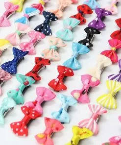 Coupon ???? QT-Bee Haarspeldjes Strikjes Gekleurd - 20 Stuks - Leuke Strik Designs - Haarclips Voor Meisjes - Haarspeld Meiden - Gekleurde Haarclipjes - Cadeau - Sint - Kerst ???? -Jean Paul Gaultier Shop 550x550 165