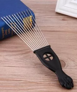 Coupon ???? Merkloos Afro Kam - Kam - Metaal - Zwart - Groot - Haar Verzorging ???? -Jean Paul Gaultier Shop 550x550 193