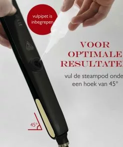 Top 10 ???? Merah Stijltang Op Basis Van Stoom - Steampod - Infrarood Technologie Stoomstijltang - Zwart/goud ???? -Jean Paul Gaultier Shop 550x550 198