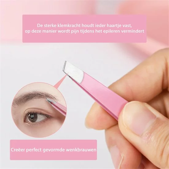 Aanbiedingen ???? INTER-ESQUE - Epileer Pincet - Tweezer - Epileren - Roze ???? 2 Aanbiedingen ???? INTER-ESQUE - Epileer Pincet - Tweezer - Epileren - Roze ???? - Afbeelding 2
