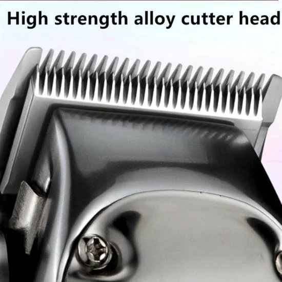 Gloednieuw ⌛ Kemei KM-1996 Metalen Elektrische Tondeuse Kapper Professionele Oplaadbare Haartrimmer ???? 3 Gloednieuw ⌛ Kemei KM-1996 Metalen Elektrische Tondeuse Kapper Professionele Oplaadbare Haartrimmer ???? - Afbeelding 3