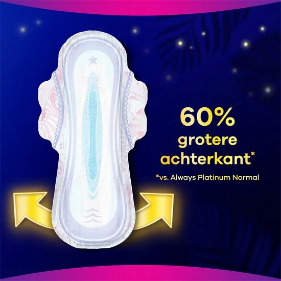 Coupon ???? Always Platinum Secure Night - Maat 4 - Maandverband Met Vleugels - 56 Stuks ???? 6 Coupon ???? Always Platinum Secure Night - Maat 4 - Maandverband Met Vleugels - 56 Stuks ???? - Afbeelding 6