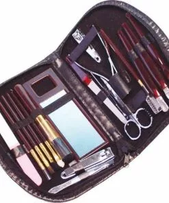 Beste deal ???? Merkloos Manicure Set In Etui - 18 Delig - Nagelverzorgingsset ????