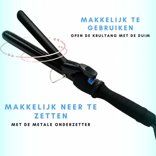 Beste recensies van ???? Niceey Keramische Krultang - 25mm - Haarkruller - Curling Iron - 120-210°C - Zwart ???? 7 Beste recensies van ???? Niceey Keramische Krultang - 25mm - Haarkruller - Curling Iron - 120-210°C - Zwart ???? - Afbeelding 7