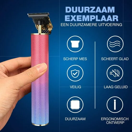 Flash-uitverkoop ✨ Krexs Rainbow Baardtrimmer - Tondeuse - Trimmer - Scheerapparaat - Haartrimmer - Bodygroomer – Baard ???? 4 Flash-uitverkoop ✨ Krexs Rainbow Baardtrimmer - Tondeuse - Trimmer - Scheerapparaat - Haartrimmer - Bodygroomer – Baard ???? - Afbeelding 4