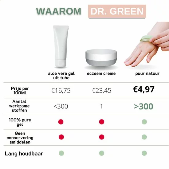 Kopen ???? Dr. Green® 1x Aloë Vera Blad Met Handleiding - Voor Huid, Haar, Acne & Meer - Gezicht Masker Maken - Puur Gel En 100% Biologisch ???? 8 Kopen ???? Dr. Green® 1x Aloë Vera Blad Met Handleiding - Voor Huid, Haar, Acne & Meer - Gezicht Masker Maken - Puur Gel En 100% Biologisch ???? - Afbeelding 8