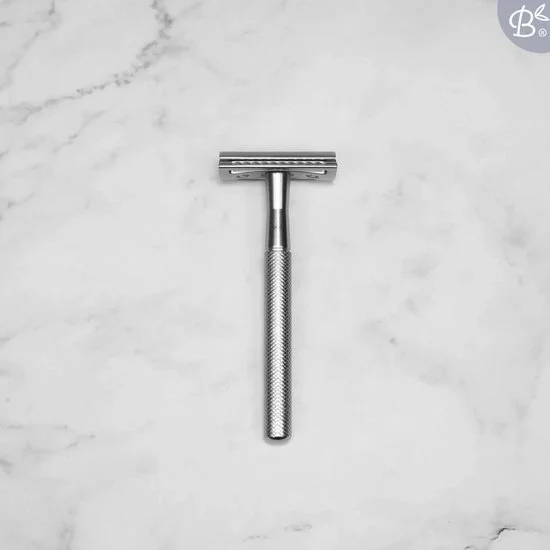 Gloednieuw ⭐ Bamboozy Safety Razor RVS + 20 Scheermesjes + Houder Zilver Chrome Unisex Vrouwen Mannen Double Edge Zero Waste Duurzaam Scheren ???? 7 Gloednieuw ⭐ Bamboozy Safety Razor RVS + 20 Scheermesjes + Houder Zilver Chrome Unisex Vrouwen Mannen Double Edge Zero Waste Duurzaam Scheren ???? - Afbeelding 7
