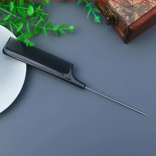 Nieuw ???? Puntkam Cabantis|Styling Tool Zwart|Kapper Kam|Haar Kam|Haar Accessoire| ???? 6 Nieuw ???? Puntkam Cabantis|Styling Tool Zwart|Kapper Kam|Haar Kam|Haar Accessoire| ???? - Afbeelding 6