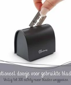 Gloednieuw ???? Bamboozy Safety Razor Vlindersluiting RVS + 20 Scheermesjes Rose Gold Voor Vrouwen Dames Double Edge Zero Waste Duurzaam Scheren ???? -Jean Paul Gaultier Shop 550x550 485