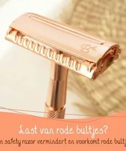 Gloednieuw ???? Bamboozy Safety Razor Vlindersluiting RVS + 20 Scheermesjes Rose Gold Voor Vrouwen Dames Double Edge Zero Waste Duurzaam Scheren ???? -Jean Paul Gaultier Shop 550x550 487