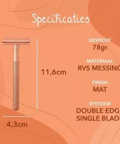 Gloednieuw ???? Bamboozy Safety Razor Vlindersluiting RVS + 20 Scheermesjes Rose Gold Voor Vrouwen Dames Double Edge Zero Waste Duurzaam Scheren ???? -Jean Paul Gaultier Shop 550x550 488