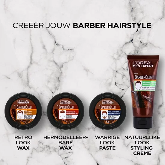 Goedkoopste ✨ L’Oréal Paris Men Expert Barber Club Men Expert BarberClub Warrige Look Pasta - 6 X 75ml ❤️ 5 Goedkoopste ✨ L’Oréal Paris Men Expert Barber Club Men Expert BarberClub Warrige Look Pasta - 6 X 75ml ❤️ - Afbeelding 5