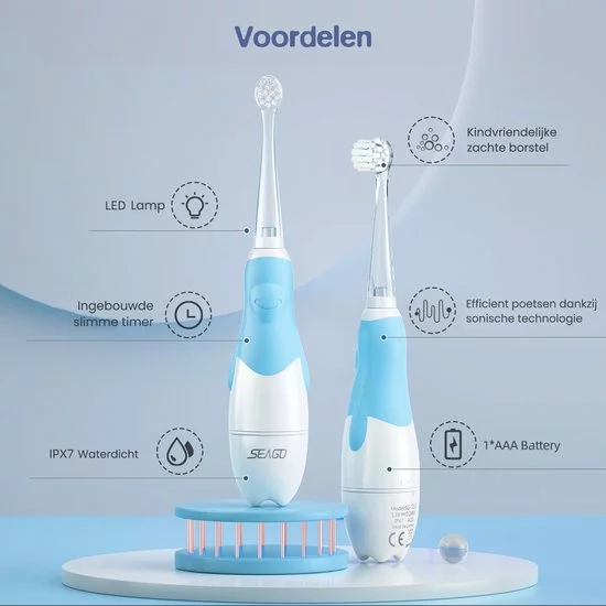 Goedkoop ???? Loby Baby Tandenborstel - Elektrische Tandenborstel Kinderen - 0 T/m 4 Jaar - Sonische Tandenborstel Met Timer ⌛ 2 Goedkoop ???? Loby Baby Tandenborstel - Elektrische Tandenborstel Kinderen - 0 T/m 4 Jaar - Sonische Tandenborstel Met Timer ⌛ - Afbeelding 2