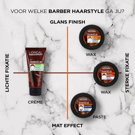 Goedkoopste ✨ L’Oréal Paris Men Expert Barber Club Men Expert BarberClub Warrige Look Pasta - 6 X 75ml ❤️ 6 Goedkoopste ✨ L’Oréal Paris Men Expert Barber Club Men Expert BarberClub Warrige Look Pasta - 6 X 75ml ❤️ - Afbeelding 6