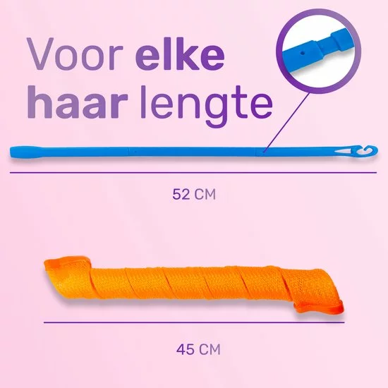 Top 10 ⌛ LBB Heatless Curls 18 Stuks - 45cm - Hair Curler - Haar Rollers - Krullen Zonder Hitte - Krulspelden ???? 5 Top 10 ⌛ LBB Heatless Curls 18 Stuks - 45cm - Hair Curler - Haar Rollers - Krullen Zonder Hitte - Krulspelden ???? - Afbeelding 5