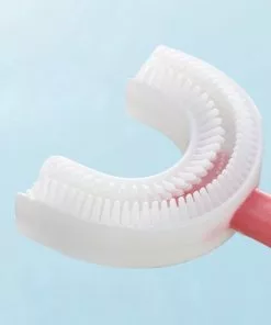 Kopen ???? TrendX 360 Graden U Vormige Baby Tandenborstel - Zachte Siliconen - 2-6 Jaar - Kinderen Tandenborstel - Bijtringen - Roze Hart ⌛ -Jean Paul Gaultier Shop 550x550 739