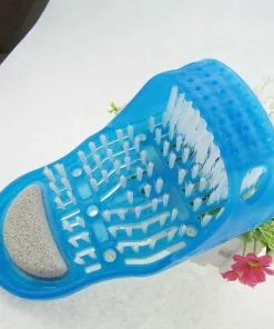 Goedkoop ???? LOUZIR Voeten Scrubber - Voetmassage - Massage Slipper - Voetscrub - Douche Scrub - Voet Schoonmaken - Borstel - Badkamer - Feet Wash Shower ???? -Jean Paul Gaultier Shop 550x550 746