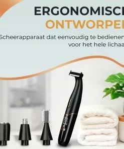 Nieuw ???? Geus Goods 4-in-1 Draadloze Trimmer – Trimmerset – Baardtrimmer – Neustrimmer – Wenkbrauw Trimmer – Bodygroomer Mannen – Waterdicht – Cyber Monday ???? -Jean Paul Gaultier Shop 550x550 771