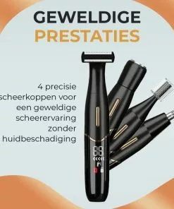Nieuw ???? Geus Goods 4-in-1 Draadloze Trimmer – Trimmerset – Baardtrimmer – Neustrimmer – Wenkbrauw Trimmer – Bodygroomer Mannen – Waterdicht – Cyber Monday ???? -Jean Paul Gaultier Shop 550x550 772
