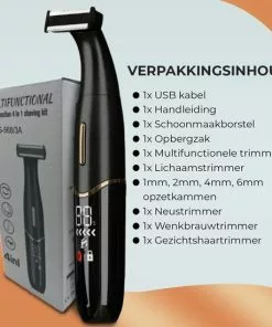 Nieuw ???? Geus Goods 4-in-1 Draadloze Trimmer – Trimmerset – Baardtrimmer – Neustrimmer – Wenkbrauw Trimmer – Bodygroomer Mannen – Waterdicht – Cyber Monday ???? -Jean Paul Gaultier Shop 550x550 773