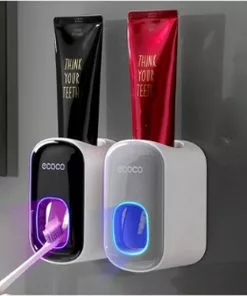 Coupon ???? Ecoco Tandpasta Dispenser | Toothpaste Dispenser | Tandpasta | Tandpasta Uitknijper | Toothpasta - Zwart ????