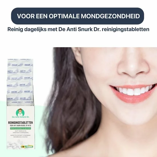 Beste Pirce ???? De Anti Snurk Dr Anti Snurk Reinigingstabletten Voor Beugel Bitje Anti Snurk Producten - Voordeelverpakking 80+10 Gratis - Antisnurk Beugel - Snurk Producten - Strips - Neusspreider - AntiSnurkDr® ???? 8 Beste Pirce ???? De Anti Snurk Dr Anti Snurk Reinigingstabletten Voor Beugel Bitje Anti Snurk Producten - Voordeelverpakking 80+10 Gratis - Antisnurk Beugel - Snurk Producten - Strips - Neusspreider - AntiSnurkDr® ???? - Afbeelding 8