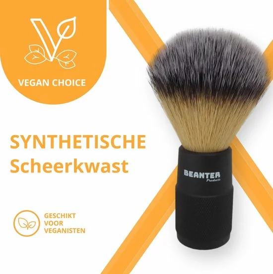 Aanbiedingen ???? Beanter - Scheerkwast - 100% Synthetisch Haar - Geschikt Voor Veganisten - Veganistisch - Milieuvriendelijk - Duurzaam - Gevoelige Huid (ook Acné) - Het Cadeau Voor Mannen - Kado Tip ???? 3 Aanbiedingen ???? Beanter - Scheerkwast - 100% Synthetisch Haar - Geschikt Voor Veganisten - Veganistisch - Milieuvriendelijk - Duurzaam - Gevoelige Huid (ook Acné) - Het Cadeau Voor Mannen - Kado Tip ???? - Afbeelding 3