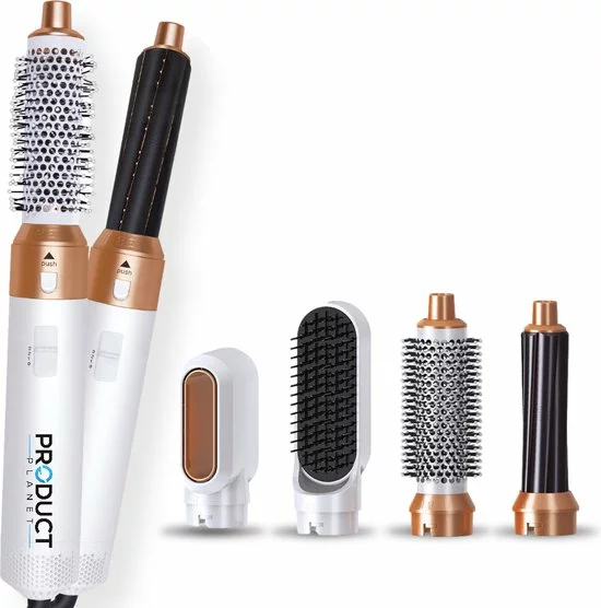 Beste Pirce ✨ ProductPlanet Premium Airwrap 5 In 1 Set - Trendy Airstyler - Stijlborstel - Multistyler Airwrap - Krultang Met Opzetstukken - Haardroger Met Borstel - Krulborstel - Haarborstel - Goud ⌛ 1 Beste Pirce ✨ ProductPlanet Premium Airwrap 5 In 1 Set - Trendy Airstyler - Stijlborstel - Multistyler Airwrap - Krultang Met Opzetstukken - Haardroger Met Borstel - Krulborstel - Haarborstel - Goud ⌛