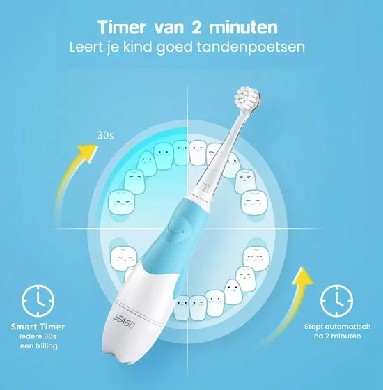 Goedkoop ???? Loby Baby Tandenborstel - Elektrische Tandenborstel Kinderen - 0 T/m 4 Jaar - Sonische Tandenborstel Met Timer ⌛ 4 Goedkoop ???? Loby Baby Tandenborstel - Elektrische Tandenborstel Kinderen - 0 T/m 4 Jaar - Sonische Tandenborstel Met Timer ⌛ - Afbeelding 4