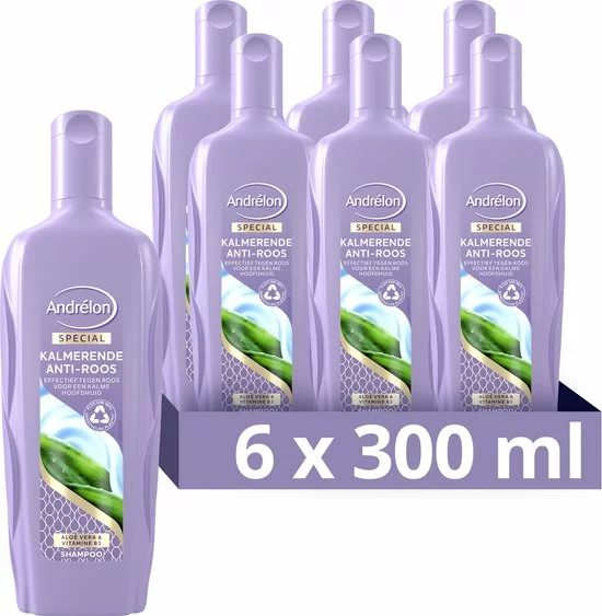 Beste deal ???? Andrélon Special Kalmerende Anti-Roos Shampoo - 6 X 300 Ml - Voordeelverpakking ???? 1 Beste deal ???? Andrélon Special Kalmerende Anti-Roos Shampoo - 6 X 300 Ml - Voordeelverpakking ????