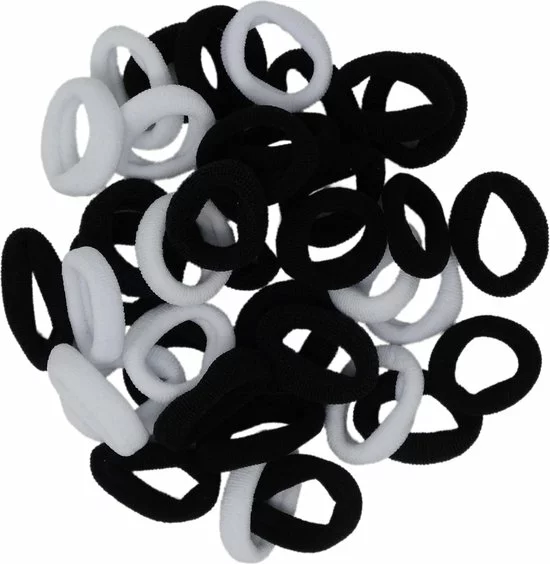 Beste Verkoop ???? Jessidress Kleine Haar Elastiekjes, Katoenen Sterke Mini Elastieken - Zwart/Wit ???? 1 Beste Verkoop ???? Jessidress Kleine Haar Elastiekjes, Katoenen Sterke Mini Elastieken - Zwart/Wit ????