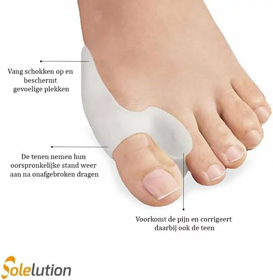 Begroting ???? Solelution Valgomed Original Teenspreider Hallux Valgus + Bescherming (per Paar) ✨ 3 Begroting ???? Solelution Valgomed Original Teenspreider Hallux Valgus + Bescherming (per Paar) ✨ - Afbeelding 3