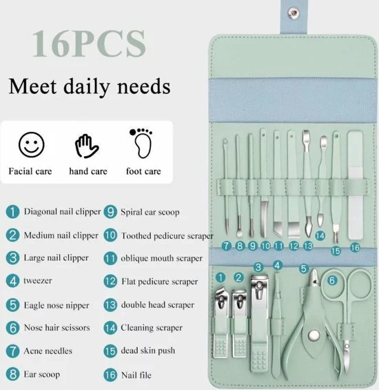Beste recensies van ⭐ Coldcontour 16-delige Professionele Manicure Set En Pedicureset Voor Mannen En Vrouwen - Nagelverzorging En Voetverzorging- Gezichtsverzorging - Eplileerset - French Manicure Etui - Behandeling Nagels En Huid - Cadeau Tip Geschenkset- Nagelschaar Nagelvijl ???? 6 Beste recensies van ⭐ Coldcontour 16-delige Professionele Manicure Set En Pedicureset Voor Mannen En Vrouwen - Nagelverzorging En Voetverzorging- Gezichtsverzorging - Eplileerset - French Manicure Etui - Behandeling Nagels En Huid - Cadeau Tip Geschenkset- Nagelschaar Nagelvijl ???? - Afbeelding 6