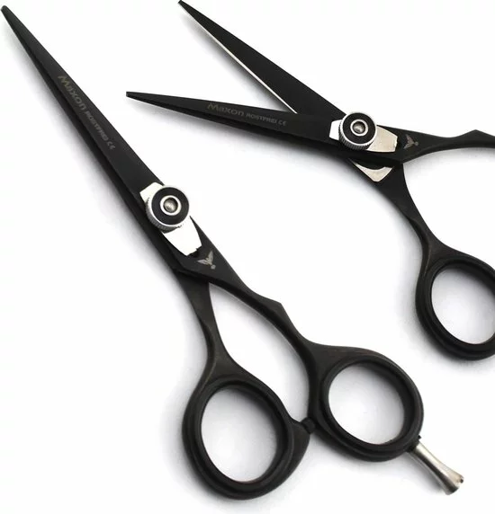 Groothandel ???? Maxon Professionele 5.5" Knipschaar - Rechtshandige Kappersschaar - Matzwart ???? 2 Groothandel ???? Maxon Professionele 5.5" Knipschaar - Rechtshandige Kappersschaar - Matzwart ???? - Afbeelding 2
