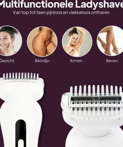 Beste deal ???? Clean Supply® 3-in-1 Draadloze Ladyshave - Scheerapparaat Vrouw- Oplaadbaar Standaard - Oksels - Benen - Trimmer Vrouw - Haarverwijderaar - Nat En Droog ???? -Jean Paul Gaultier Shop 550x579