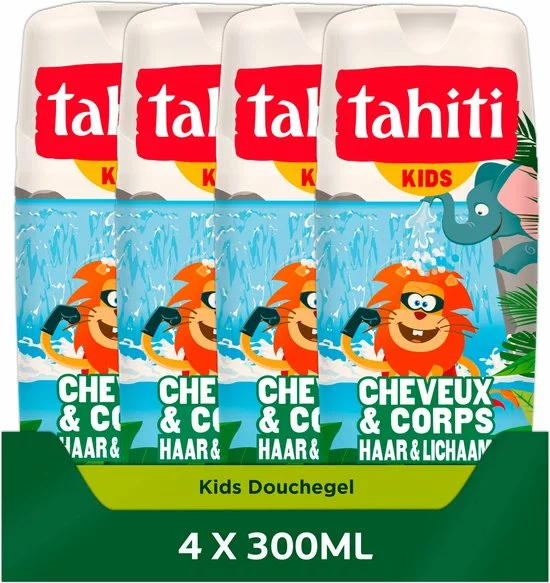 Nieuw ✔️ Tahiti Kids Douchegel 4 X 300ml - Voordeelverpakking ???? 1 Nieuw ✔️ Tahiti Kids Douchegel 4 X 300ml - Voordeelverpakking ????