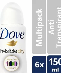 Goedkoopste ???? Dove Invisible Dry Anti-Transpirant Deodorant Spray - 6 X 150 Ml - Voordeelverpakking ???? -Jean Paul Gaultier Shop 550x596 2