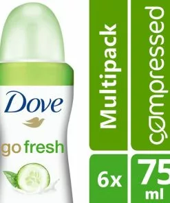 Uitgang ✨ Dove Go Fresh Anti-transpirant Cucumber - 6 X 75 Ml - Voordeelverpakking ???? -Jean Paul Gaultier Shop 550x596