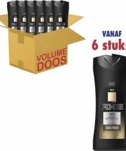 Kopen ???? Axe Douchegel - Gold Oud Wood & Fresh Vanilla - 6 X 400 Ml - Voordeelverpakking ????