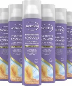 Kopen ???? Andrélon Droogshampoo Schuimend Hydratatie & Volume - 6 X 300 Ml - Voordeelverpakking ????