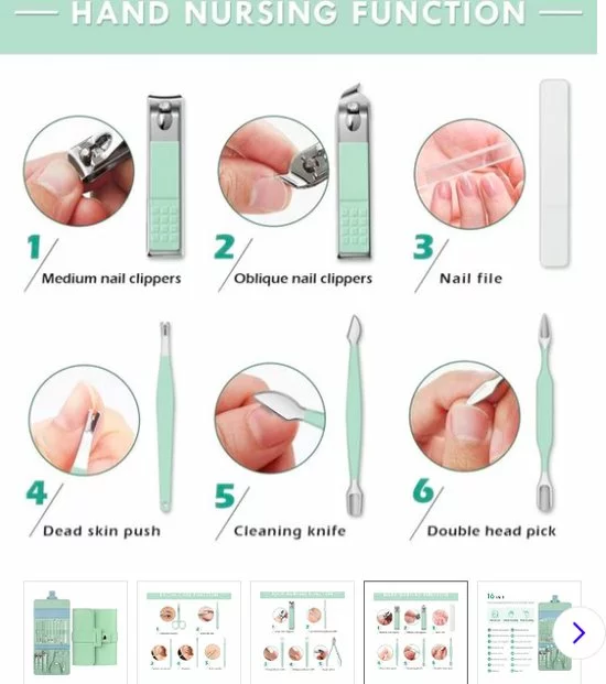 Beste recensies van ⭐ Coldcontour 16-delige Professionele Manicure Set En Pedicureset Voor Mannen En Vrouwen - Nagelverzorging En Voetverzorging- Gezichtsverzorging - Eplileerset - French Manicure Etui - Behandeling Nagels En Huid - Cadeau Tip Geschenkset- Nagelschaar Nagelvijl ???? 9 Beste recensies van ⭐ Coldcontour 16-delige Professionele Manicure Set En Pedicureset Voor Mannen En Vrouwen - Nagelverzorging En Voetverzorging- Gezichtsverzorging - Eplileerset - French Manicure Etui - Behandeling Nagels En Huid - Cadeau Tip Geschenkset- Nagelschaar Nagelvijl ???? - Afbeelding 9