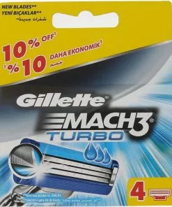 Beste Pirce ???? Gillette Mach 3 Turbo Scheermesjes - 4 Stuks ???? -Jean Paul Gaultier Shop 550x622 3